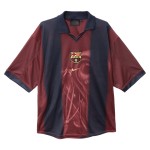 Camiseta Hombre FC Barcelona X TRAVIS SCOTT Retro 2000/01 Home Esqueleto Camiseta Hombre FC Barcelona X TRAVIS SCOTT Retro 2000/01 Home Esqueleto