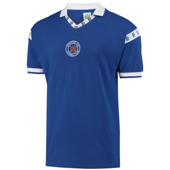 Camiseta retro Admiral Leicester City 1976 para hombre