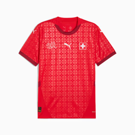 Mujer Suiza 2025 Camiseta Local Selección Femenina