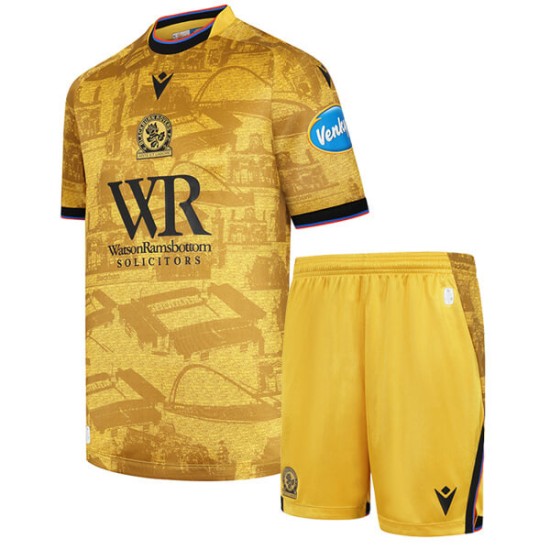 Kit visitante 2025/26 del Blackburn Rovers para niño