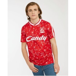Camiseta Retro de Casa Candy 1989/91 Liverpool Infantil