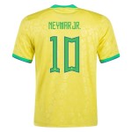 Neymar #10 Brasil Camiseta de Local Mundial 2022 Neymar #10 Brasil Camiseta de Local Mundial 2022