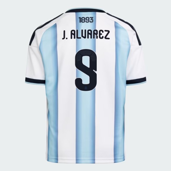 Camiseta Oficial Local Argentina 2026 Mujer J. ALVAREZ #9