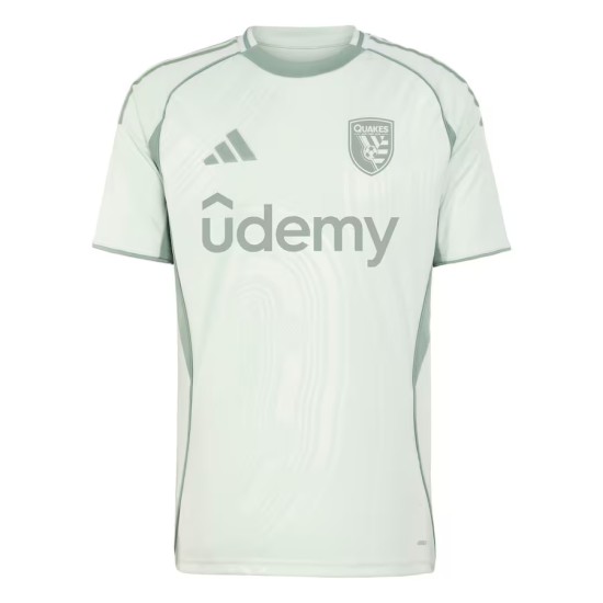 Camiseta Mujer San Jose Earthquakes 2025 Tercera Pre Partido Verde