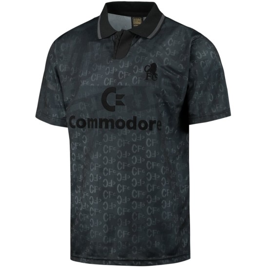 Camiseta Retro Black Out Chelsea 2023 para Hombre Camiseta Retro Black Out Chelsea 2023 para Hombre