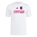 Camiseta Tercera Hook AEROREADY 2025 del St. Louis City SC para Hombre - Blanca Camiseta Tercera Hook AEROREADY 2025 del St. Louis City SC para Hombre - Blanca