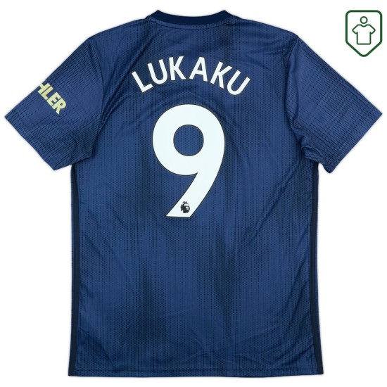 Camiseta retro tercera hombre Manchester United 2018/19 Lukaku #9 Camiseta retro tercera hombre Manchester United 2018/19 Lukaku #9