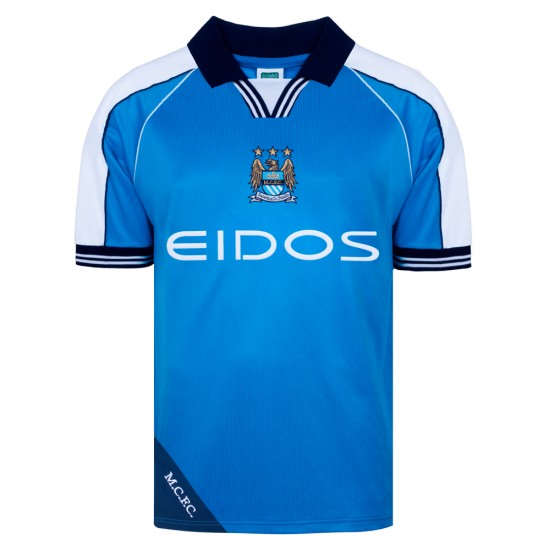Camiseta Retro Local Mujer Manchester City 2000 Camiseta Retro Local Mujer Manchester City 2000