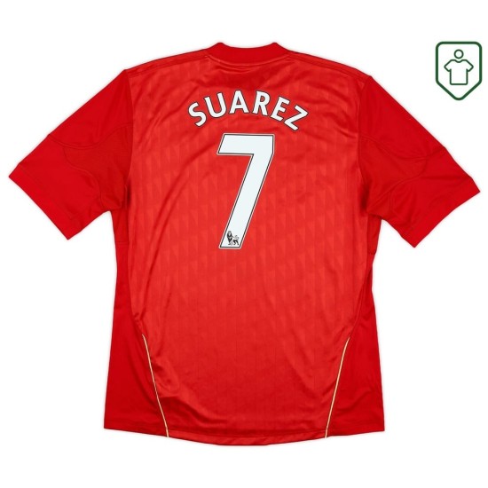 Camiseta retro local hombre Liverpool 2010/12 Suarez #7