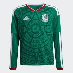 Camiseta de manga larga local de la Copa del Mundo 2026 de México para niño