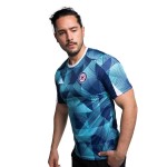 Camiseta Hombre Cruz Azul Tercera Calentamiento 2025/26 – Turquesa/Marino
