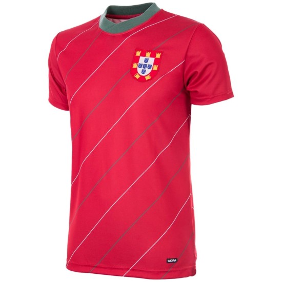 Camiseta retro Portugal 1984 para hombre Camiseta retro Portugal 1984 para hombre