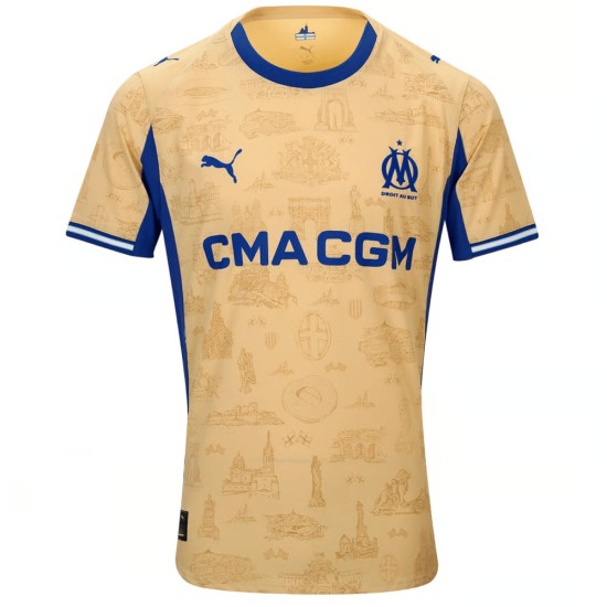 Camiseta Cuarta de Mujer Olympique de Marsella 2025/26 Camiseta Cuarta de Mujer Olympique de Marsella 2025/26