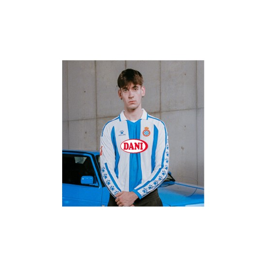 Camiseta de local de manga larga del RCD Espanyol 2025/26 para niño Camiseta de local de manga larga del RCD Espanyol 2025/26 para niño