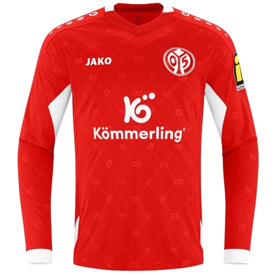 Camiseta de local de manga larga Mainz 05 2026/27 para hombre Camiseta de local de manga larga Mainz 05 2026/27 para hombre