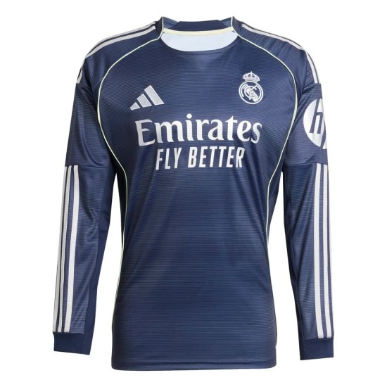 Camiseta de manga larga de visitante para niño Real Madrid 2025/26
