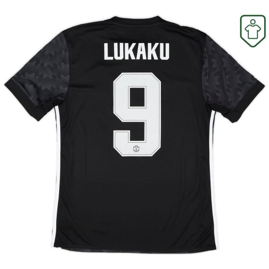 Camiseta retro visitante hombre Manchester United 2017/18 Lukaku #9