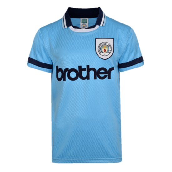 Camiseta Retro de Casa 1994 Manchester City Infantil