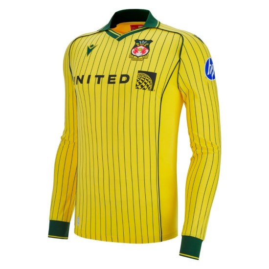 Camiseta de manga larga visitante 2025/26 del Wrexham AFC para niño