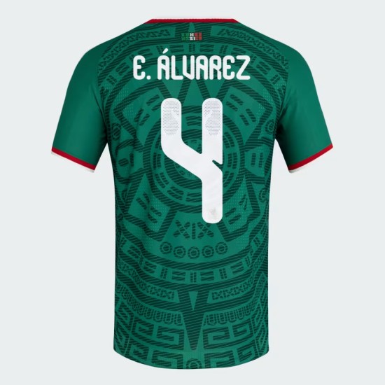 Camiseta Oficial Local México 2026 Hombre E. ÁLVAREZ #4 Camiseta Oficial Local México 2026 Hombre E. ÁLVAREZ #4