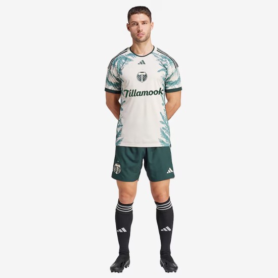 Pantalones Cortos Visitantes 2025 del Portland Timbers para Niño Pantalones Cortos Visitantes 2025 del Portland Timbers para Niño