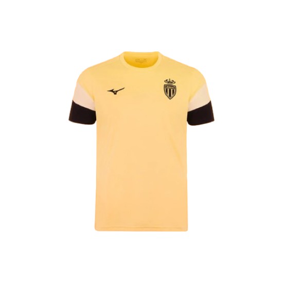 Mujer AS Mónaco 2025/26 Tercera Camiseta de Previa - Amarillo
