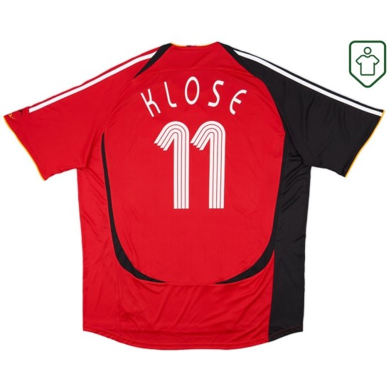 Camiseta retro visitante Alemania 2005/07 para hombre Klose #11 Camiseta retro visitante Alemania 2005/07 para hombre Klose #11