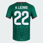 Camiseta Oficial Local México 2026 Niño H. LOZANO #22