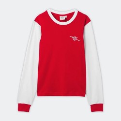 Camiseta Retro de Local de Manga Larga Arsenal 1970 para Hombre