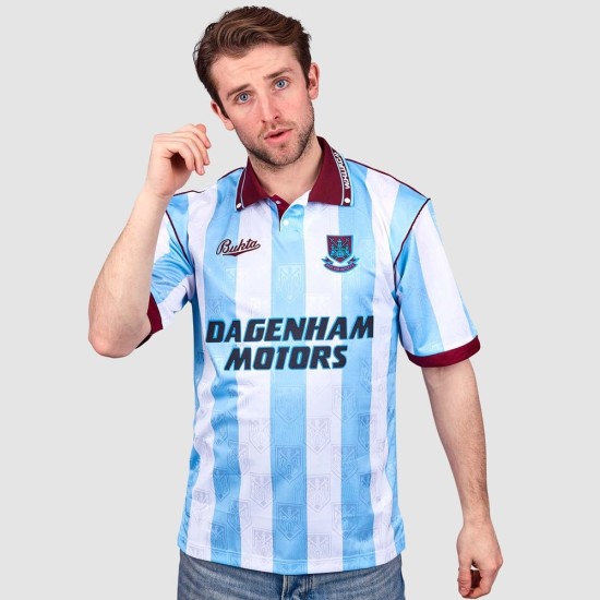 Camiseta Retro de Visitante West Ham United Infantil 1992
