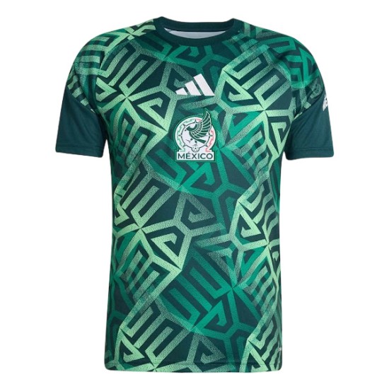 Camiseta de calentamiento tercera Mundial 2026 de México para mujer Camiseta de calentamiento tercera Mundial 2026 de México para mujer