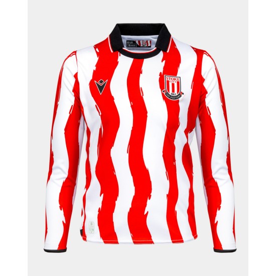 Camiseta Niño Manga Larga Stoke City 2025/26 Local