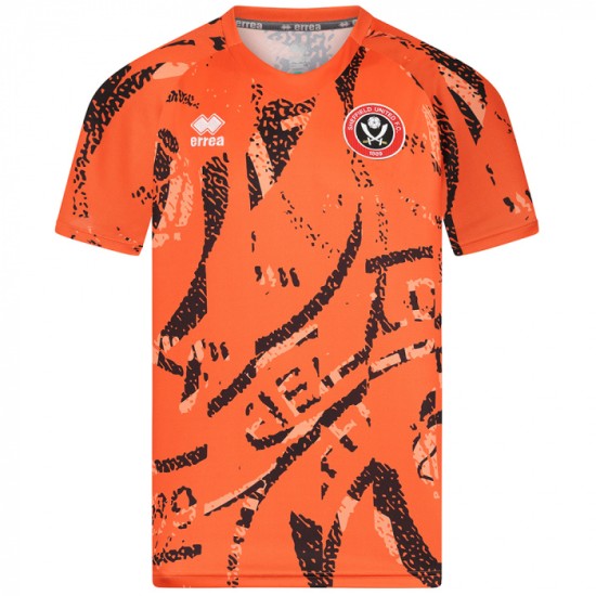 Camiseta de calentamiento tercera de mujer Sheffield United 2025/26 - Naranja Camiseta de calentamiento tercera de mujer Sheffield United 2025/26 - Naranja