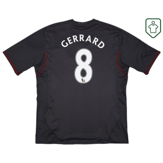 Camiseta retro visitante hombre Liverpool 2011/12 Gerrard #8 Camiseta retro visitante hombre Liverpool 2011/12 Gerrard #8