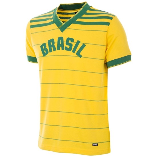 Camiseta retro Brasil 1984 para hombre