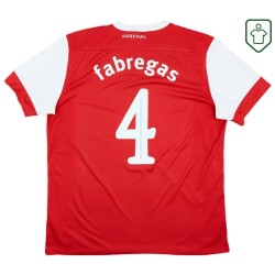 Camiseta retro local hombre Arsenal 2010/11 Fabregas #4