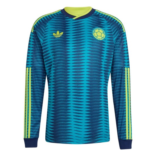 Camiseta manga larga visitante Colombia 2026 Copa del Mundo mujer Camiseta manga larga visitante Colombia 2026 Copa del Mundo mujer