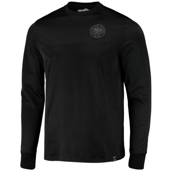 Camiseta Retro Local de Manga Larga Capitán 1974 de Alemania para Hombre