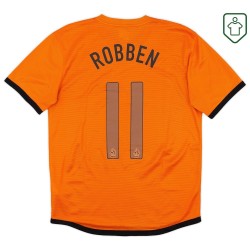 Camiseta retro local Países Bajos 2012/13 para hombre Robben #11