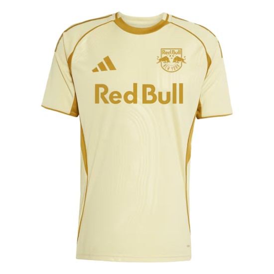 Camiseta Previa al Partido Tercera 2025 del New York Red Bulls para Hombre - Amarilla Camiseta Previa al Partido Tercera 2025 del New York Red Bulls para Hombre - Amarilla