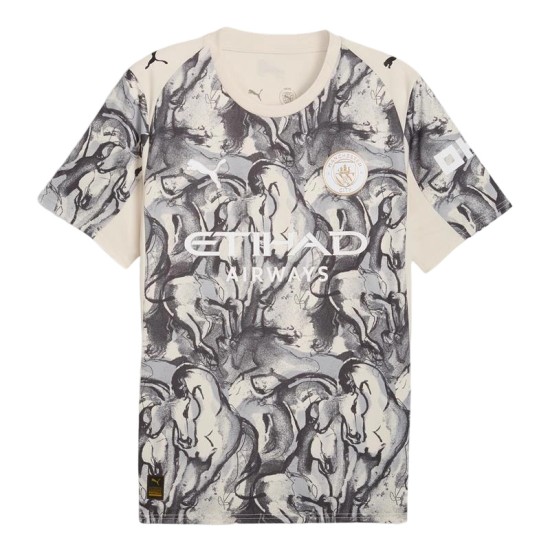 Camiseta Pre-Match Año del Caballo Manchester City 2026 para mujer