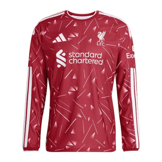 Camiseta Local Infantil de Manga Larga Liverpool 2026/27 Camiseta Local Infantil de Manga Larga Liverpool 2026/27