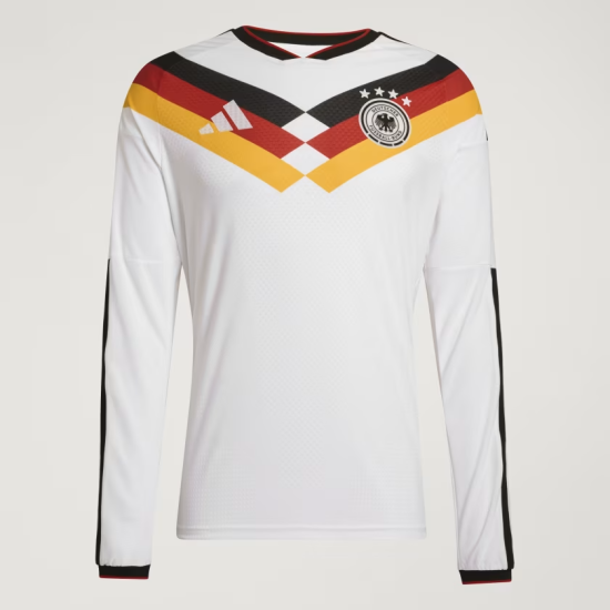 Camiseta de manga larga local de la Copa del Mundo 2026 de Alemania para hombre