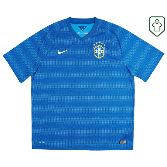 Camiseta retro visitante Brasil 2014/15 para hombre Camiseta retro visitante Brasil 2014/15 para hombre