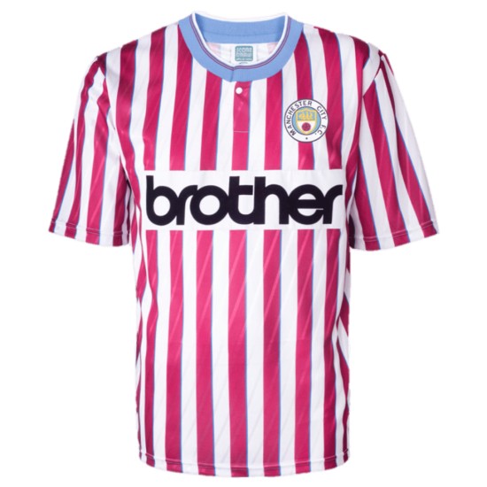 Camiseta Retro Visitante Mujer Manchester City 1988