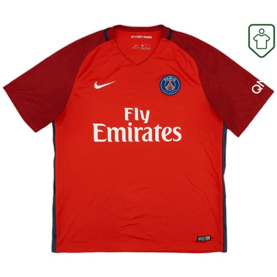 Hombre Camiseta retro visitante PSG 2016/17 Hombre Camiseta retro visitante PSG 2016/17
