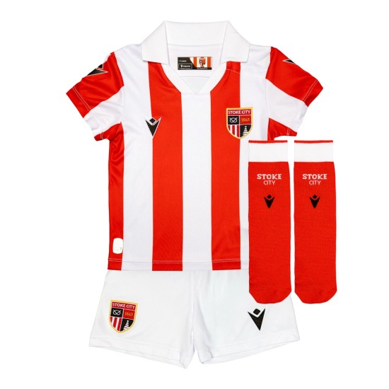 Conjunto de la 1.ª equipación del Stoke City 2026/27 para niño Conjunto de la 1.ª equipación del Stoke City 2026/27 para niño