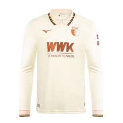 Camiseta Especial Manga Larga 2025/26 FC Augsburg Crema Niño