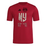 Camiseta Tercera Hook AEROREADY 2025 del New York Red Bulls para Mujer - Roja Camiseta Tercera Hook AEROREADY 2025 del New York Red Bulls para Mujer - Roja