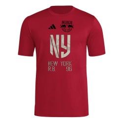 Camiseta Tercera Hook AEROREADY 2025 del New York Red Bulls para Niño - Roja